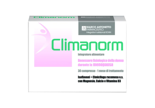 Climanorm integratore per l'equilibrio ormonale femminile 30 compresse