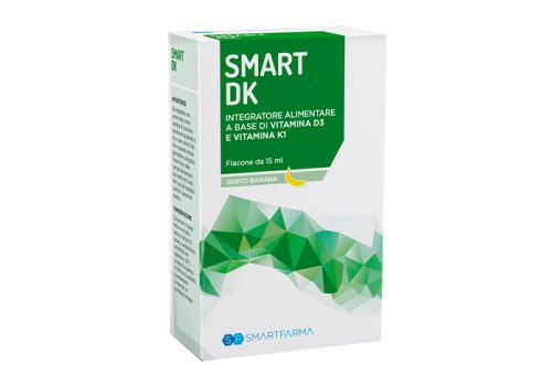 SmartDK integratore per ossa e sistema immunitario gusto banana gocce orali 15ml
