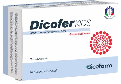 Dicofer Kids integratore di ferro 20 bustine orosolubili