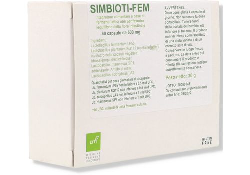 Simbioti Fem integratore per la donna a base di fermenti lattici 60 capsule