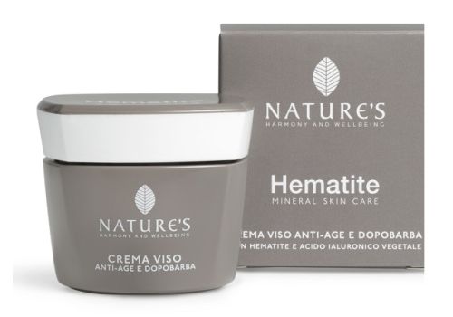 Nature's Hematite crema viso anti-age e dopobarba 50ml