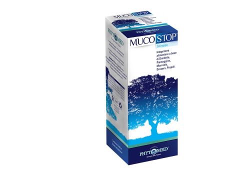 Mucostop integratore per il benessere delle vie respiratorie e la tosse sciroppo 200ml
