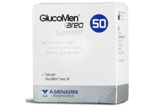 GlucoMen Areo Sensor strisce reattive per la misurazione della glicemia 50 pezzi