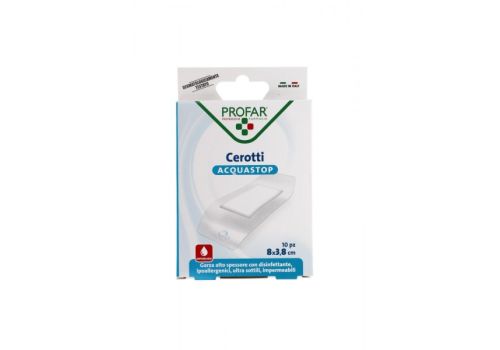 Profar Acquastop cerotti impermeabili 8 x 3,8cm 10 pezzi