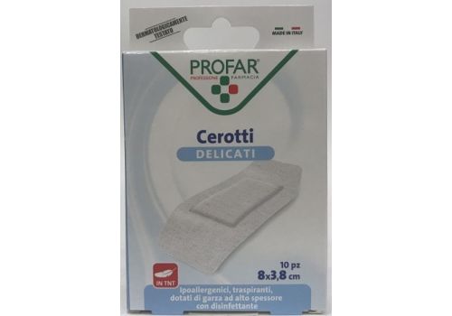 Profar cerotti in tessuto non tessuto super 8 x 3,8cm 10 pezzi