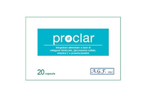 Proclar integratore per il benessere di ossa e articolazioni 20 capsule