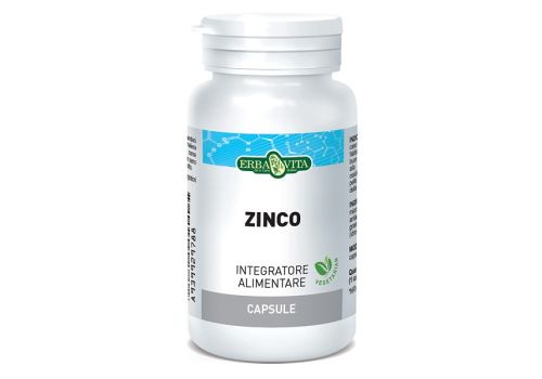 Zinco integratore per il sistema immunitario e il benessere di pelle unghie e capelli 60 capsule
