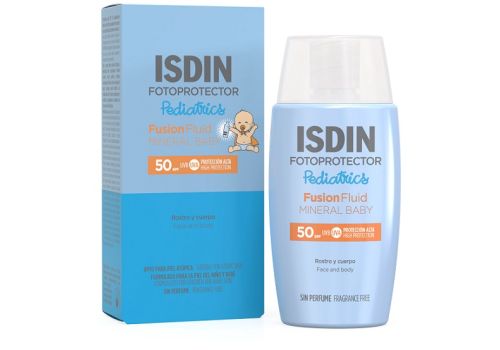 Isdin Fotoprocter Pediatrics Fusion Fluid Mineral Baby spf50 protezione viso corpo 50ml