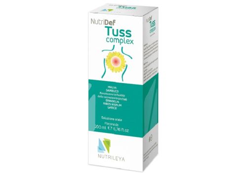 Nutridef Tuss complex integratore per la tosse soluzione orale 200ml
