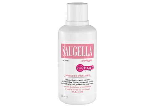 SAUGELLA POLIGYN DETERGENTE INTIMO LENITIVO ED EMOLLIENTE 500ML