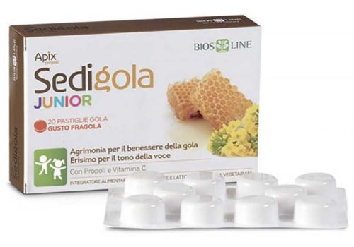 Apix Sedigola junior fragola 20 pastiglie