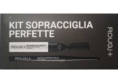 Rougj Kit Sopracciglia Perfette con matita 03 Dark + gel triplo applicatore 6ml