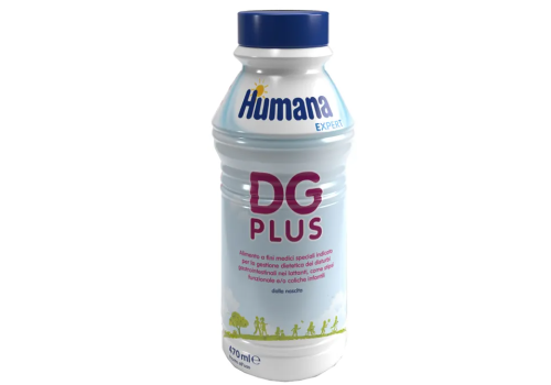Humana DG Plus latte liquido per la gestione dietetica dei disturbi gastrintestinali dei lattanti 470ml