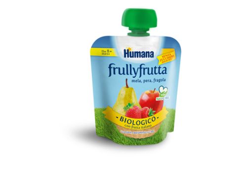 Humana Frullyfrutta mela pera fragola 90 grammi