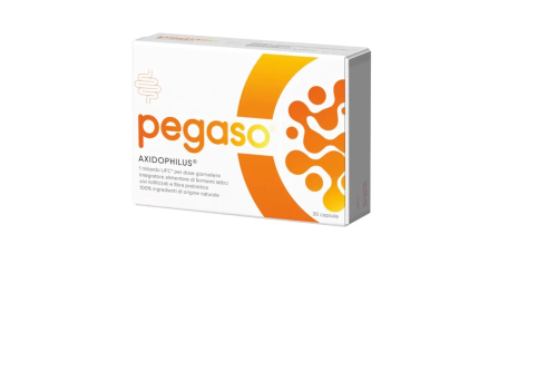 Pegaso Axidophilus integratore di fermenti lattici per l'equilibrio della flora batterica intestinale 30 capsule