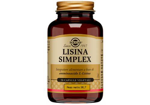 Lisina Simplex integratore per il benessere di pelle unghie e capelli 50 capsule