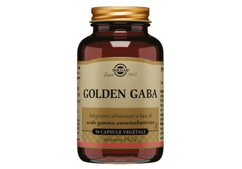 Golden Gaba integratore per il rilassamento e il riposo notturno 50 capsule