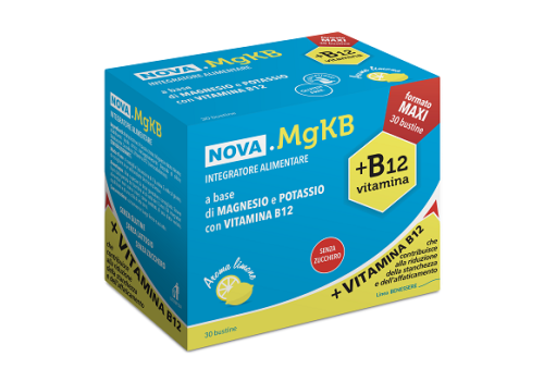 Nova MgKB integratore di sali minerali con vitamina B12 30 bustine
