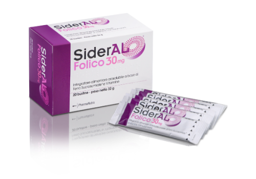 SIDERAL FOLICO 30MG 20BST