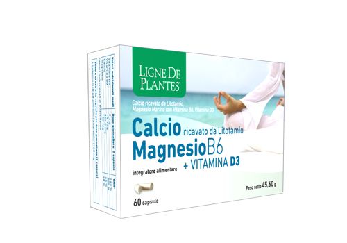 Calcio+MagnesioB6+VitaminaD3 integratore per l’apparato muscolo-scheletrico 60 capsule