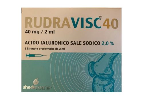 RUDRAVISC 40 SIR 40MG 2ML 3PZ