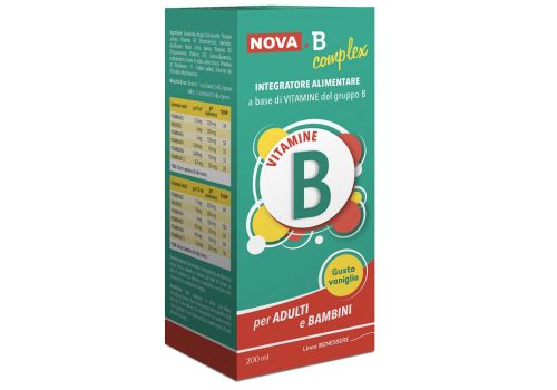 Nova B Complex integratore a base di vitamine del gruppo B sospensione orale 200ml