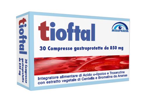 Tioftal integratore per la funzione visiva 30 compresse
