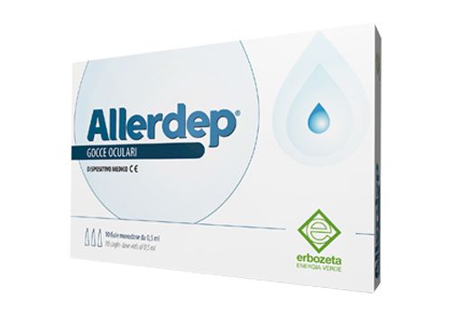 Allerdep gocce oculari idratanti e lenitive 10 flaconcini monodose 0,5ml