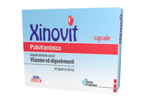 Xinovit polivitaminico integratore di vitamine e oligoelementi 30 capsule
