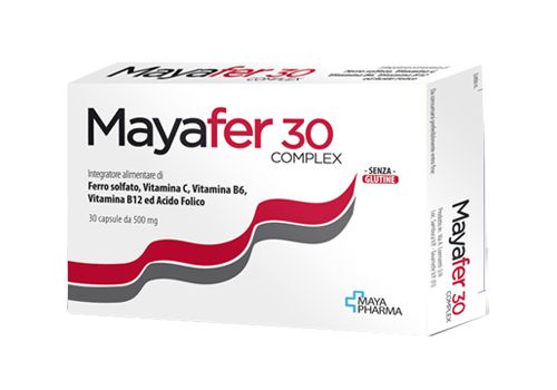 Mayafer 30 Complex integratore di ferro con vitamine 30 capsule