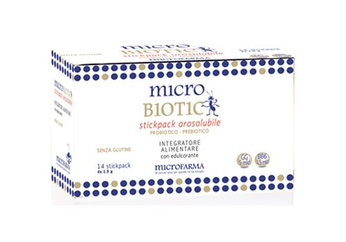 microbiotic integratore di fermenti lattici 14 stick pack