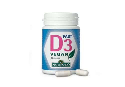 D3 Fast Vegan integratore per il benessere delle ossa 60 capsule