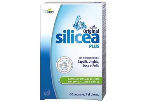 Original Silicea Plus integratore per capelli unghie ossa e pelle 60 capsule