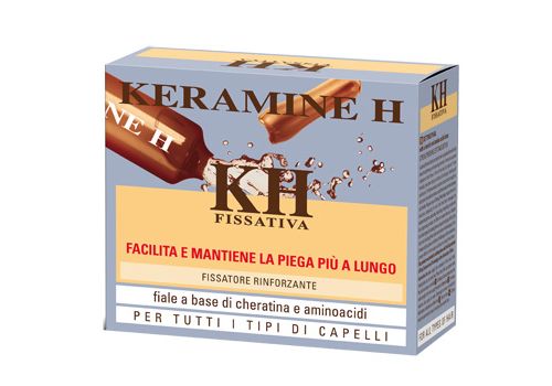 Keramine H Fissativa trattamento rinforzante capelli deboli 10 fiale 6ml