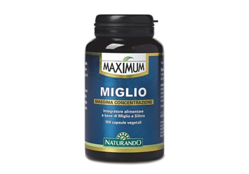 Maximum Miglio integratore per il benessere dei capelli 100 capsule