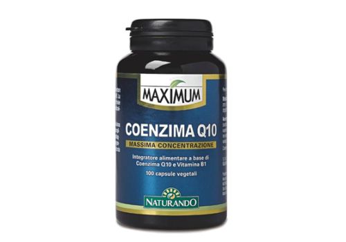 Maximum Coenzima Q10 integratore per la funzionalità cardiaca 100 capsule