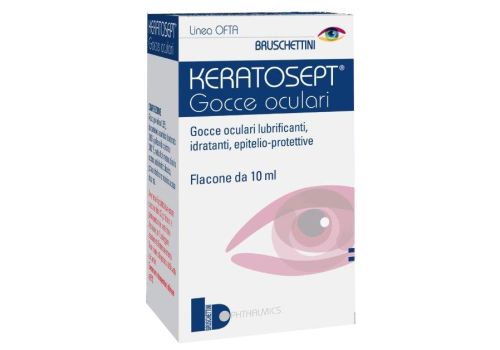 Keratosept gocce oculari lubrificanti idratanti e protettive 10ml