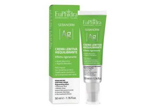 Euphidra Sebanorm [Ag] crema lenitiva riequilibrante e rigenerante 50ml