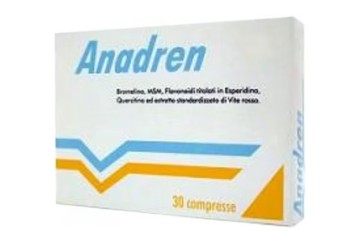 anadren integratore ad azione drenante 30 compresse