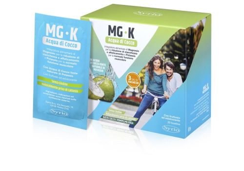 Mg-k acqua di cocco integratore di sali minerali 20 bustine