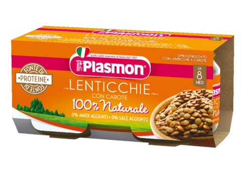 PLASMON OMOG LENTICCHIE 2X80G
