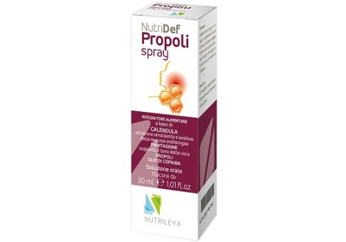 Nutridef Propoli integratore per il benessere delle vie respiratorie spray orale 30 grammi