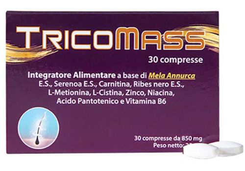 Tricomass integratore per il benessere di capelli e unghie 30 compresse