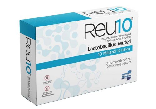 Reu10 integratore per l'equilibrio della flora batterica intestinale 20 capsule