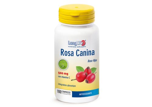 Longlife Rosa Canina integratore per il sostegno del sistema immunitario 100 compresse 