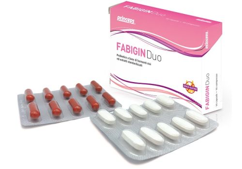 Fabigin Duo integratore di fermenti lattici vivi 10 capsule + 10 compresse