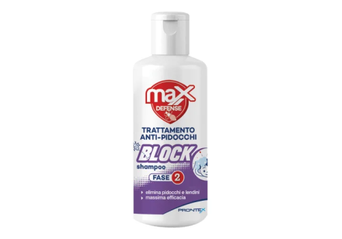Prontrex Max Defense Block trattamento anti-pidocchi shampoo 150ml