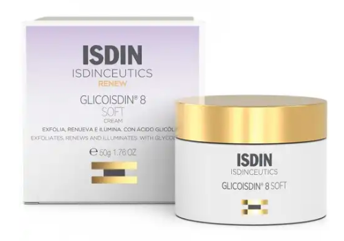 Glicoisdin 8 soft cream crema illuminante esfoliante 50ml
