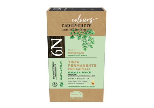 Capelvenere tinta permanente per capelli 6n colore castano scuro