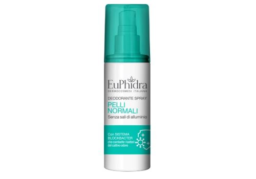 Euphidra deodorante spray pelli normali senza Sali di alluminio 100ml